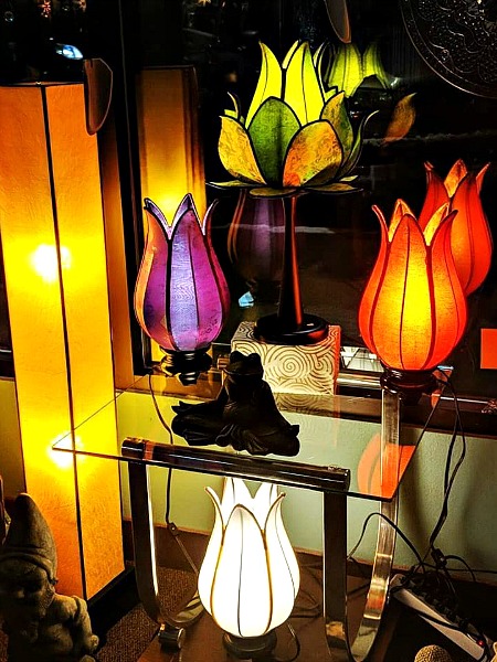 Fair Trade Silk Lamps